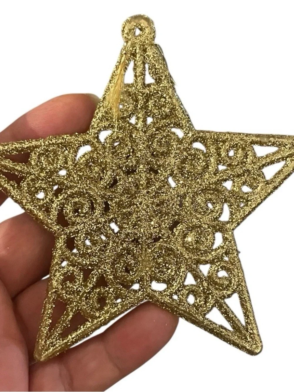 Vintage Christmas Ornaments Big Lot of 75 Sparkling Glitter Finish